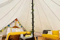 Bell tent interior