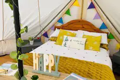 Bell tent interior