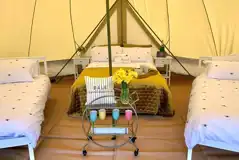 Bell tent interior