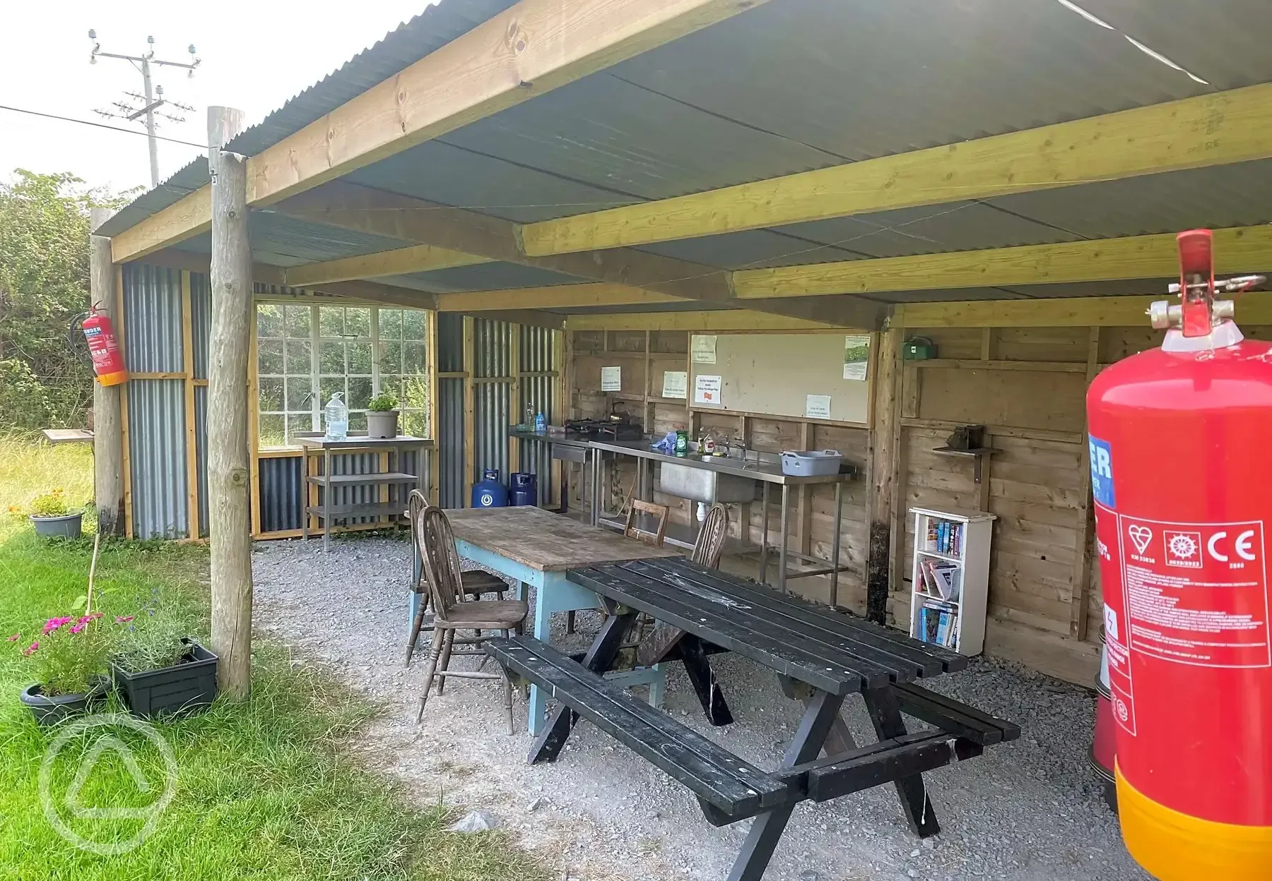 Wash up area Wash up area