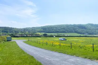 Camping field with non electric grass pitches
