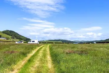 Camping field with non electric grass pitches