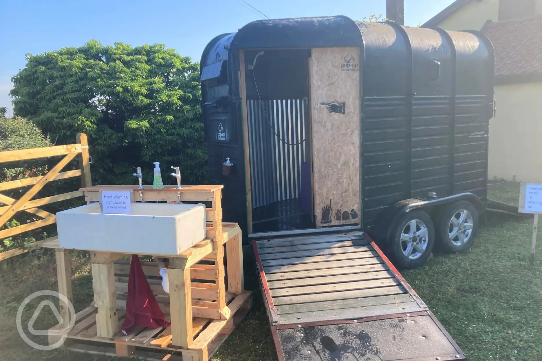 Converted horsebox facilities