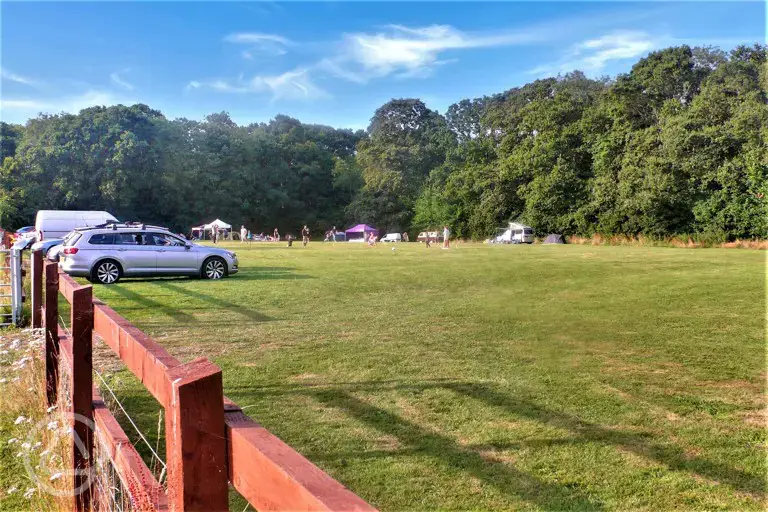 Camping pitches