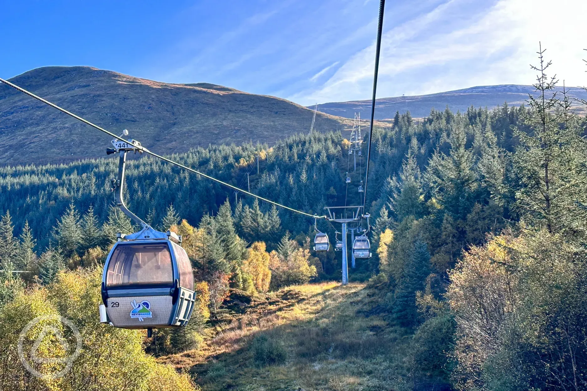 Access to the UK's only mountain gondola up to Aonach Mòr