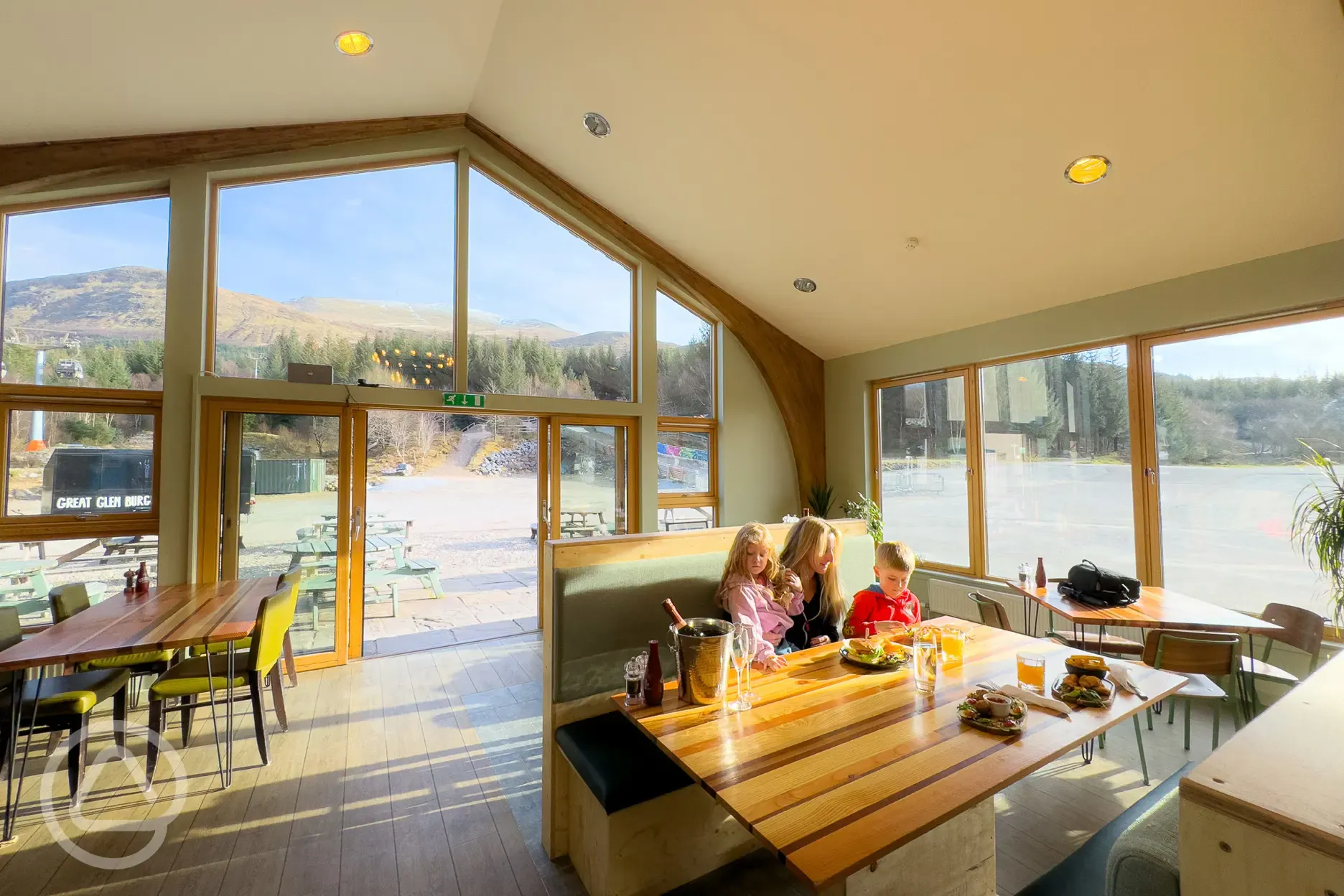 The Trials End Café and Bar at the Base Station of Nevis Range