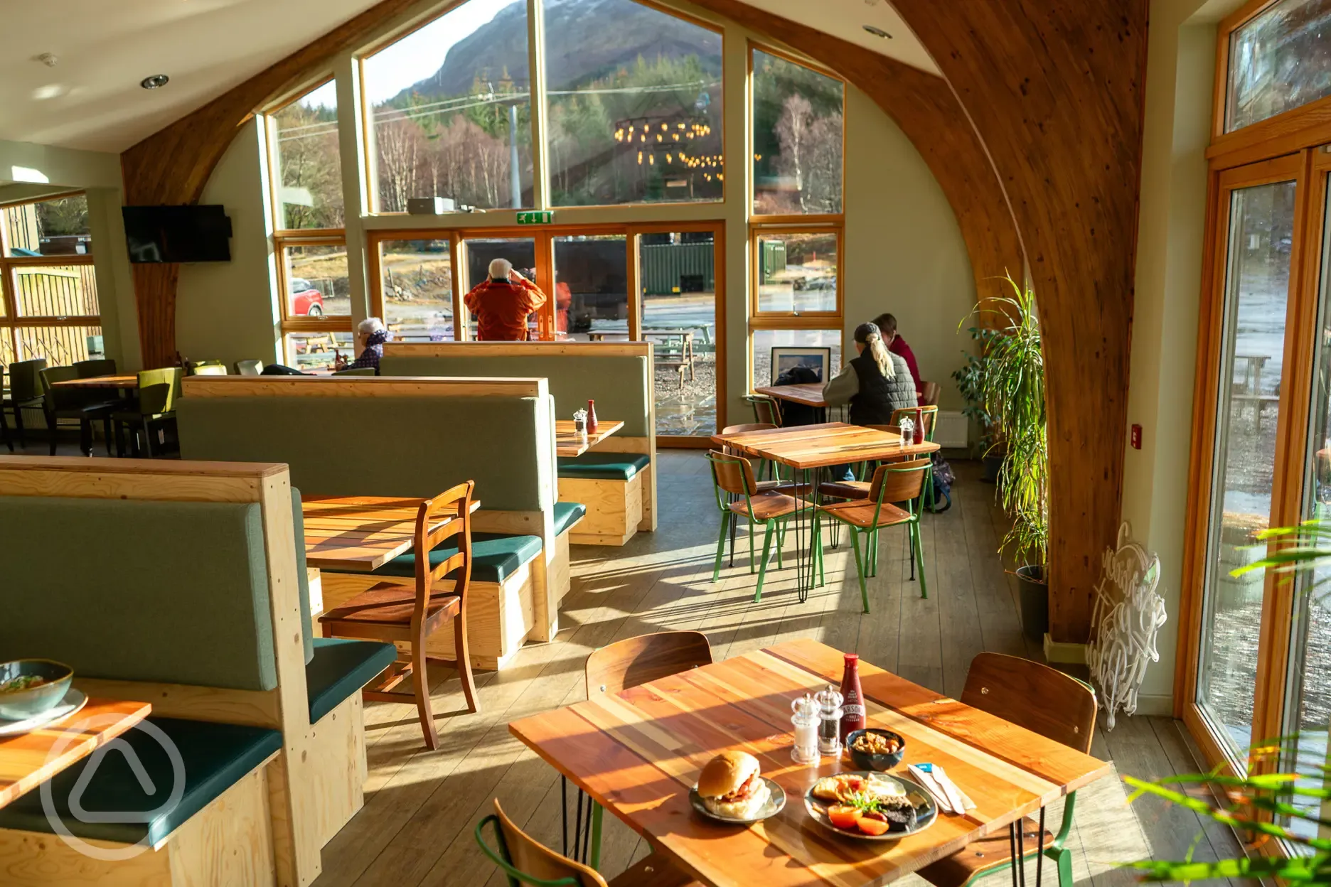The Trials End Café and Bar at the Base Station of Nevis Range