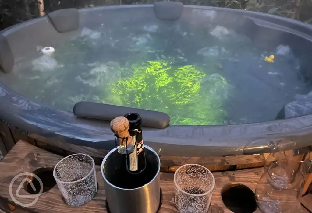 The Nest hot tub