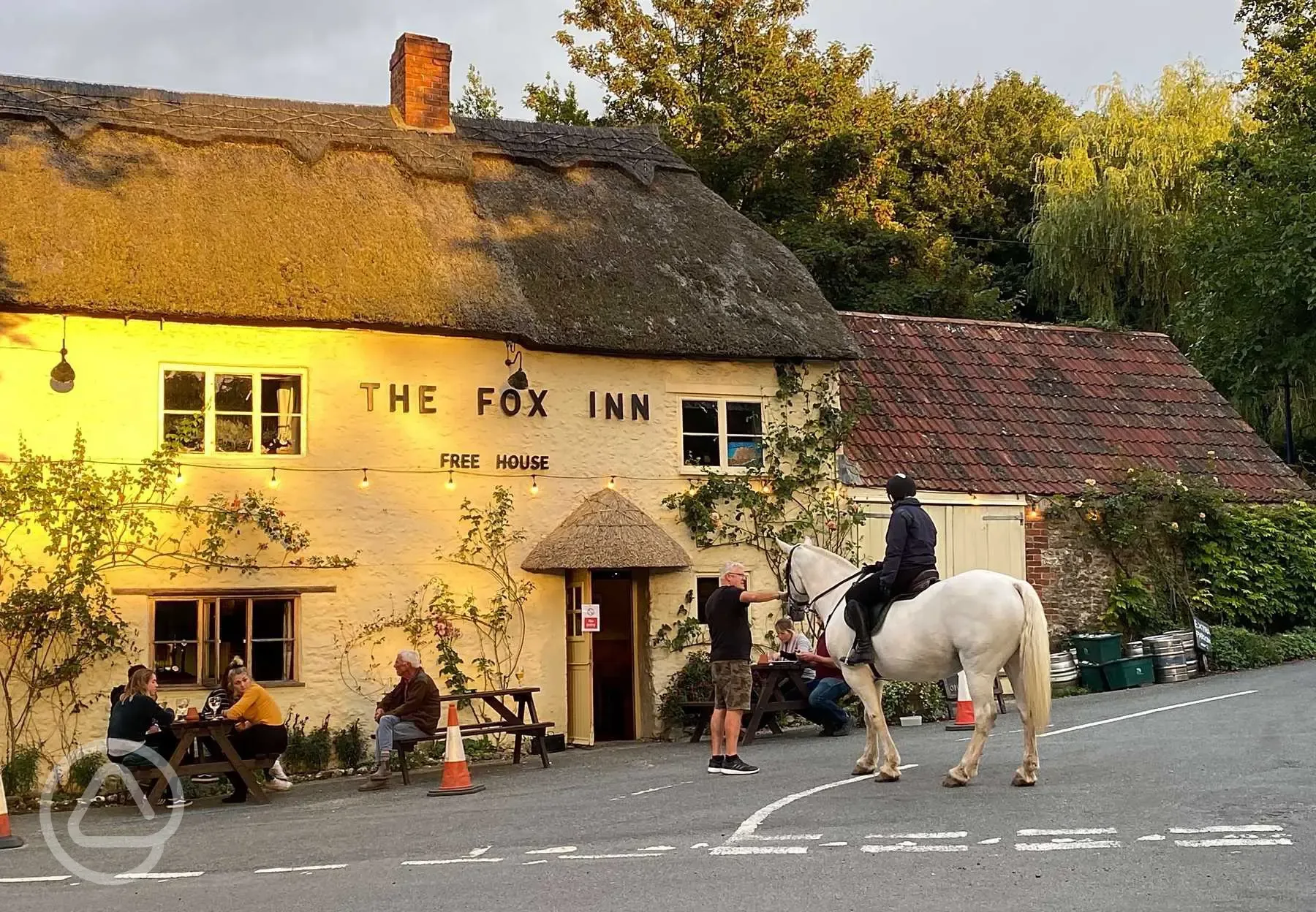 The pub in nearby corscombe