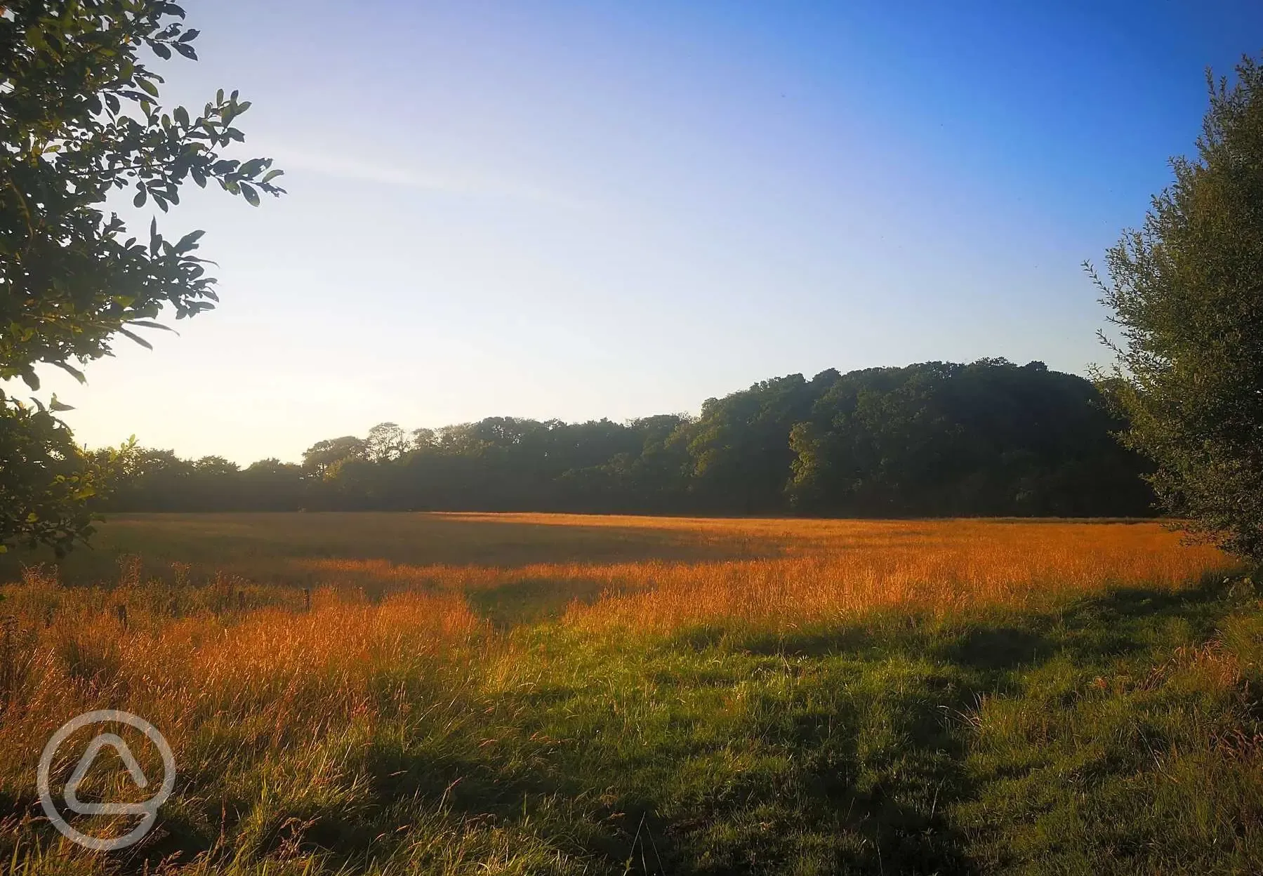 Site at golden hour