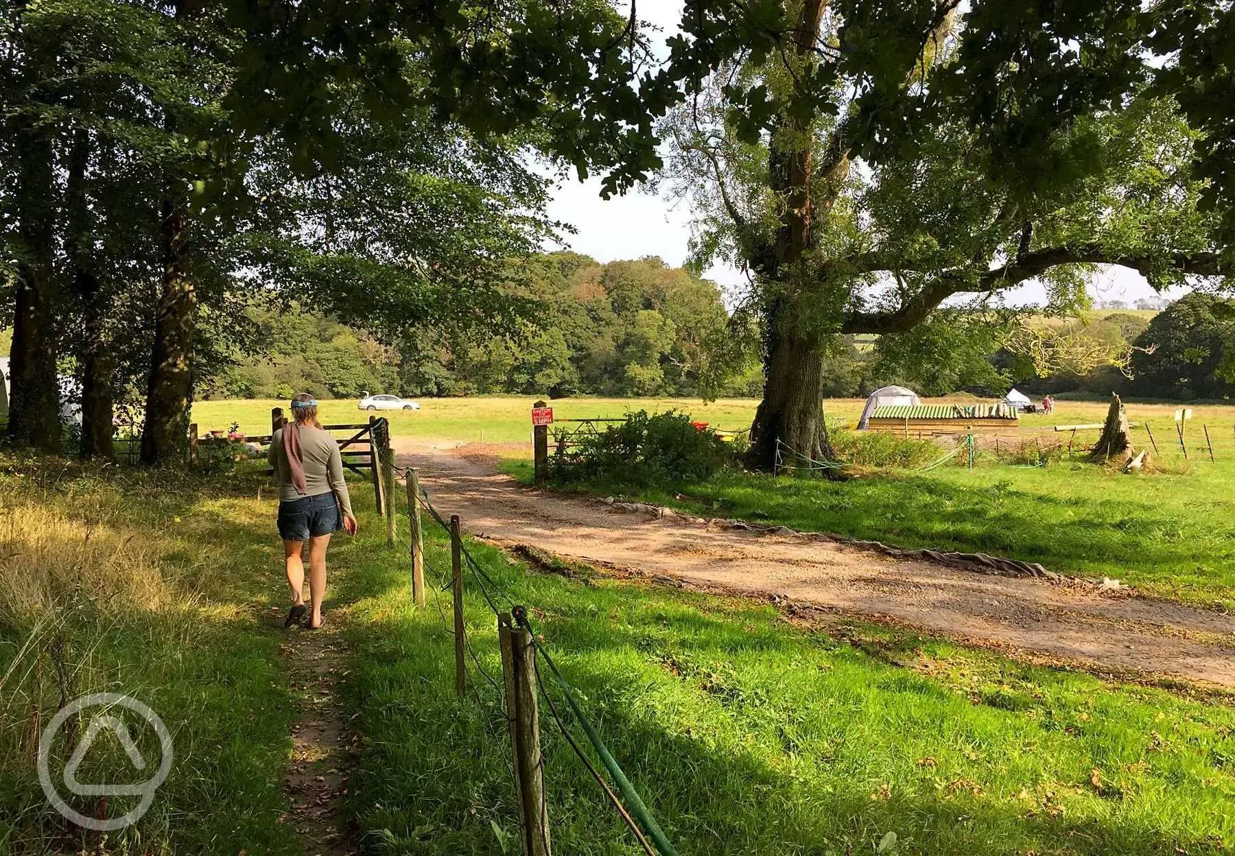 Campsite path