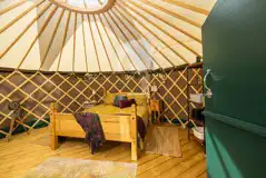 Yurt interior