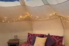 Stargazer bell tent interior