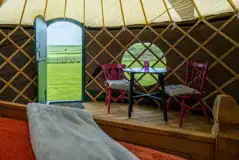 Yurt interior