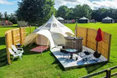 Stargazer bell tent exterior