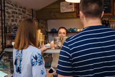 Onsite ice cream parlour