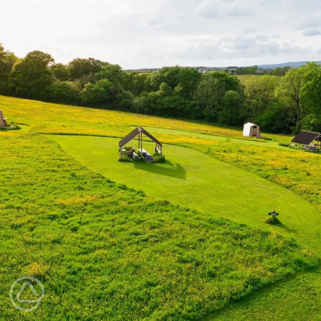 Ensuite grass pitches