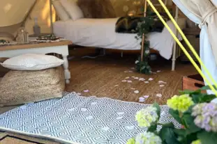 Four Falls Glamping, Four Falls Waterfalls, Glynneath, Powys (0.1 miles)