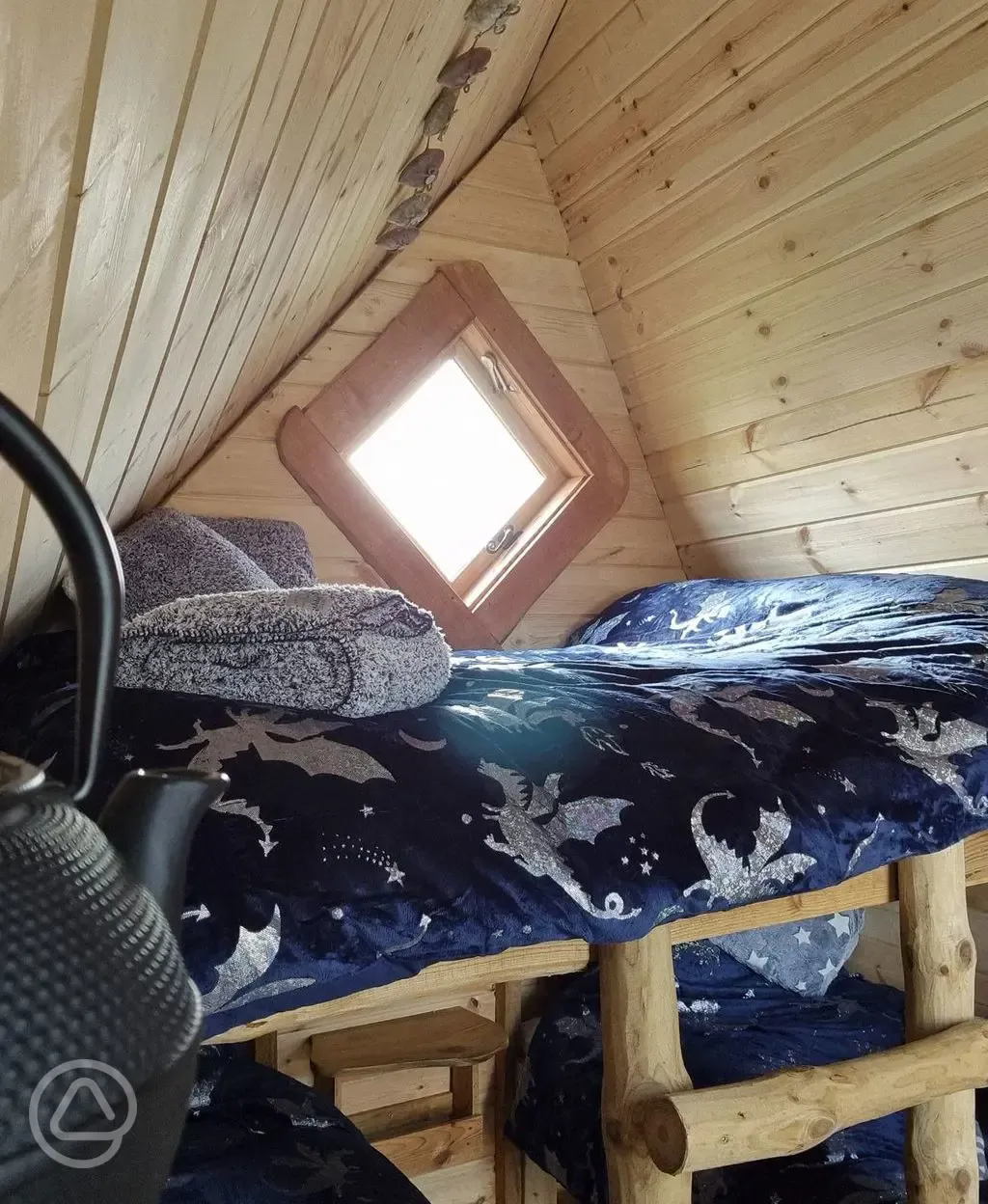 Bed in cabin