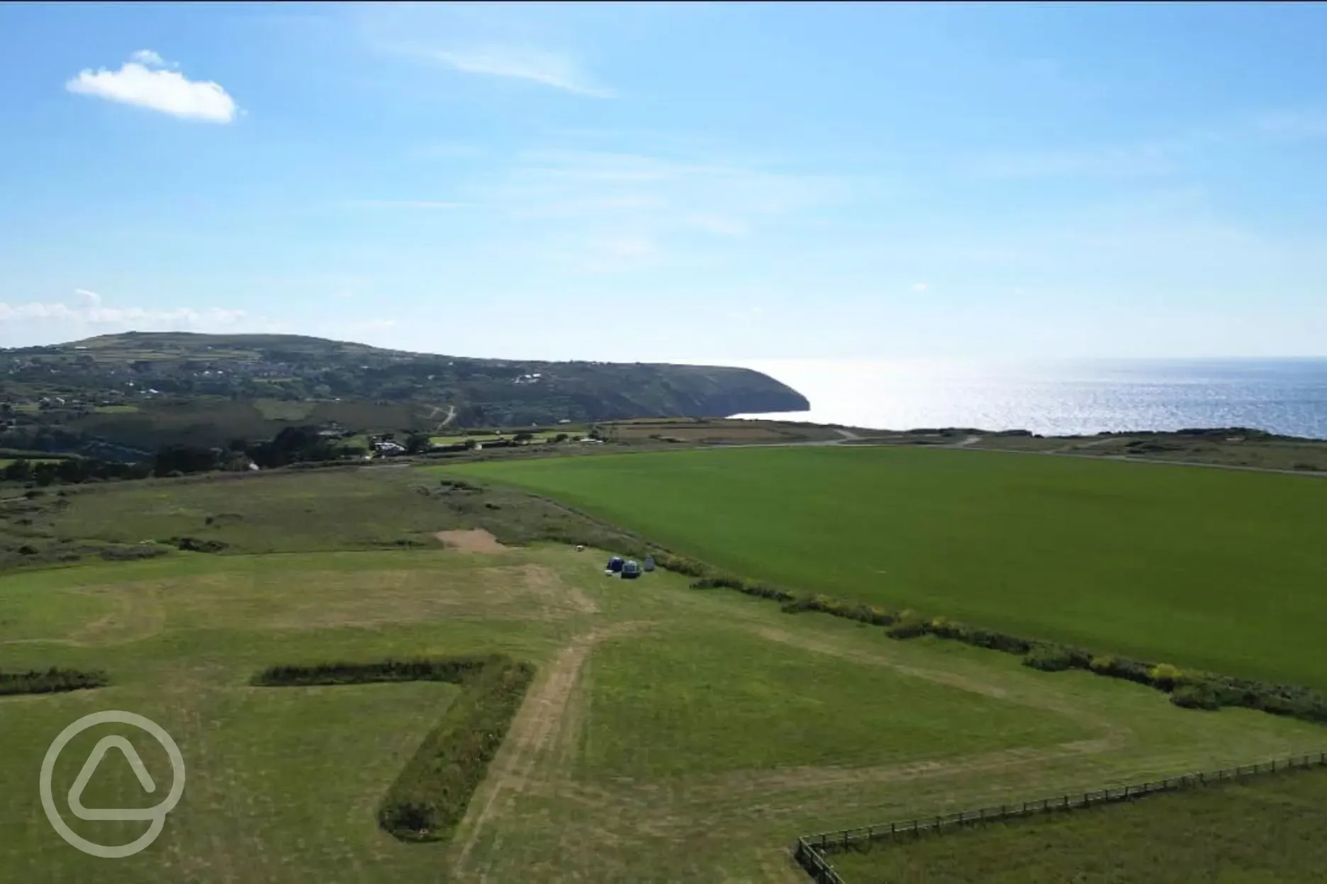 Views out towards the coast from the site Views out towards the coast from the site
