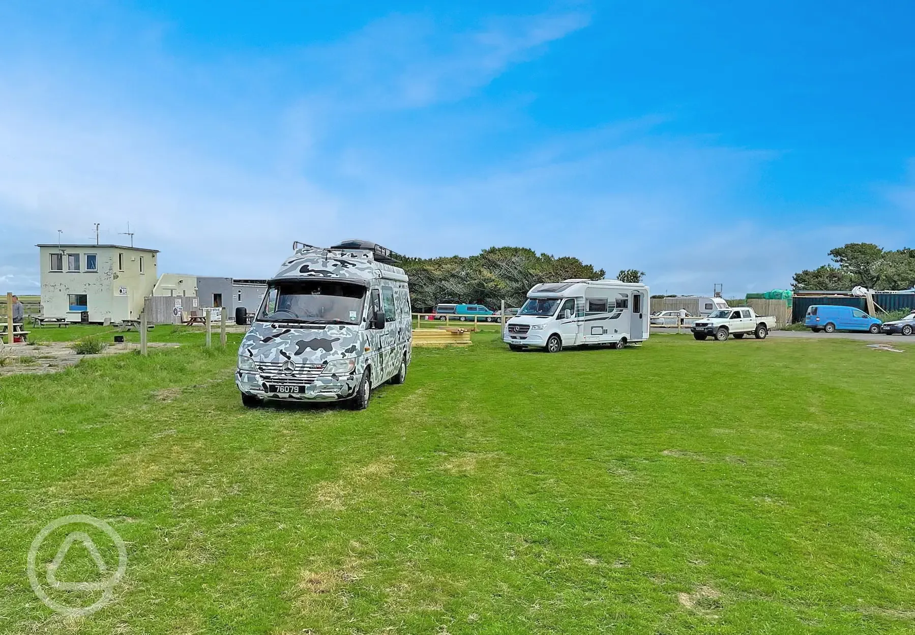 Non electric grass pitches for a maximum of six