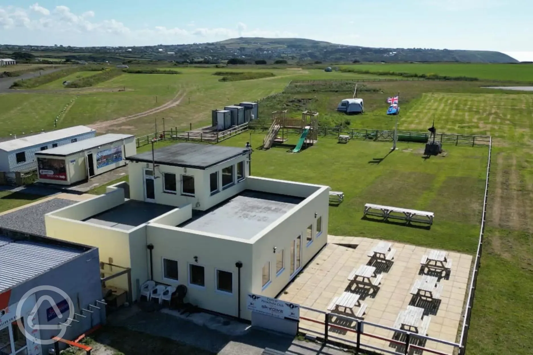 Aerial view of facilities Aerial view of facilities