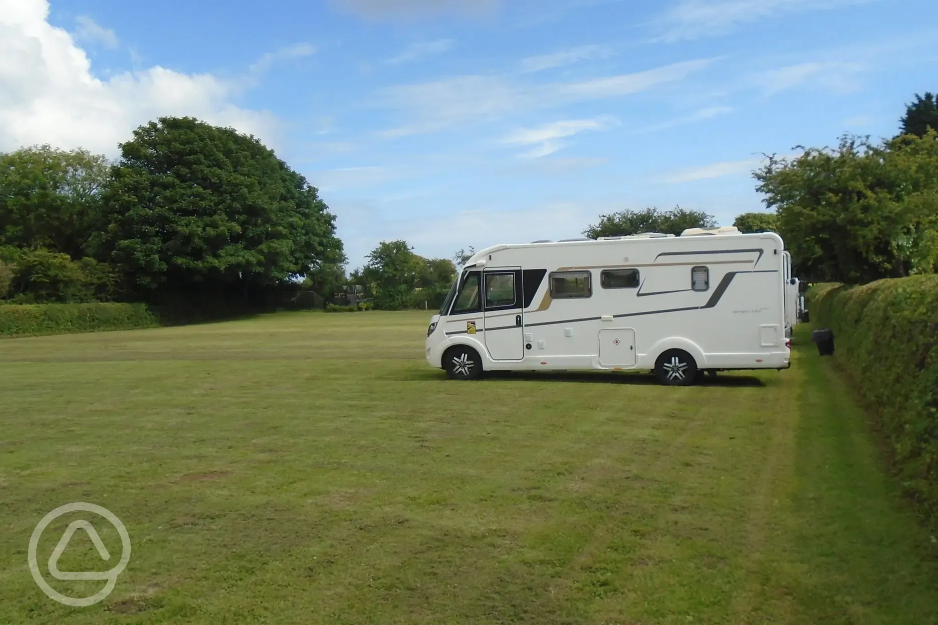 Non electric grass motorhome pitches