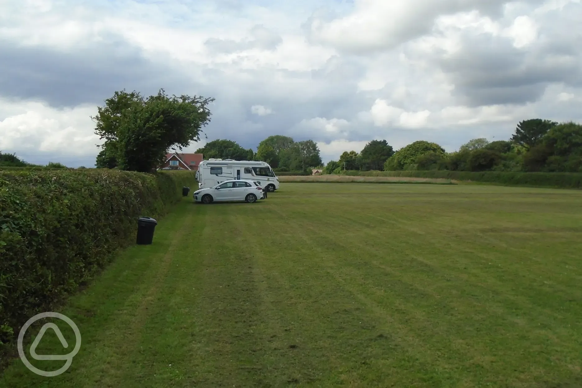 Non electric grass motorhome pitches