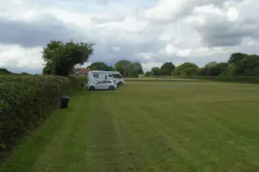 Non electric grass motorhome pitches