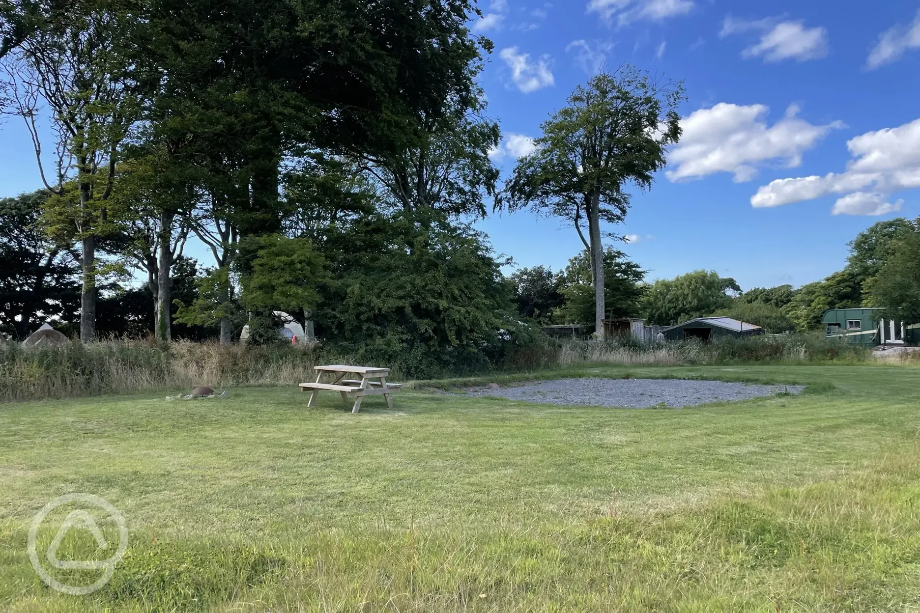 Hardstanding meadow pitches