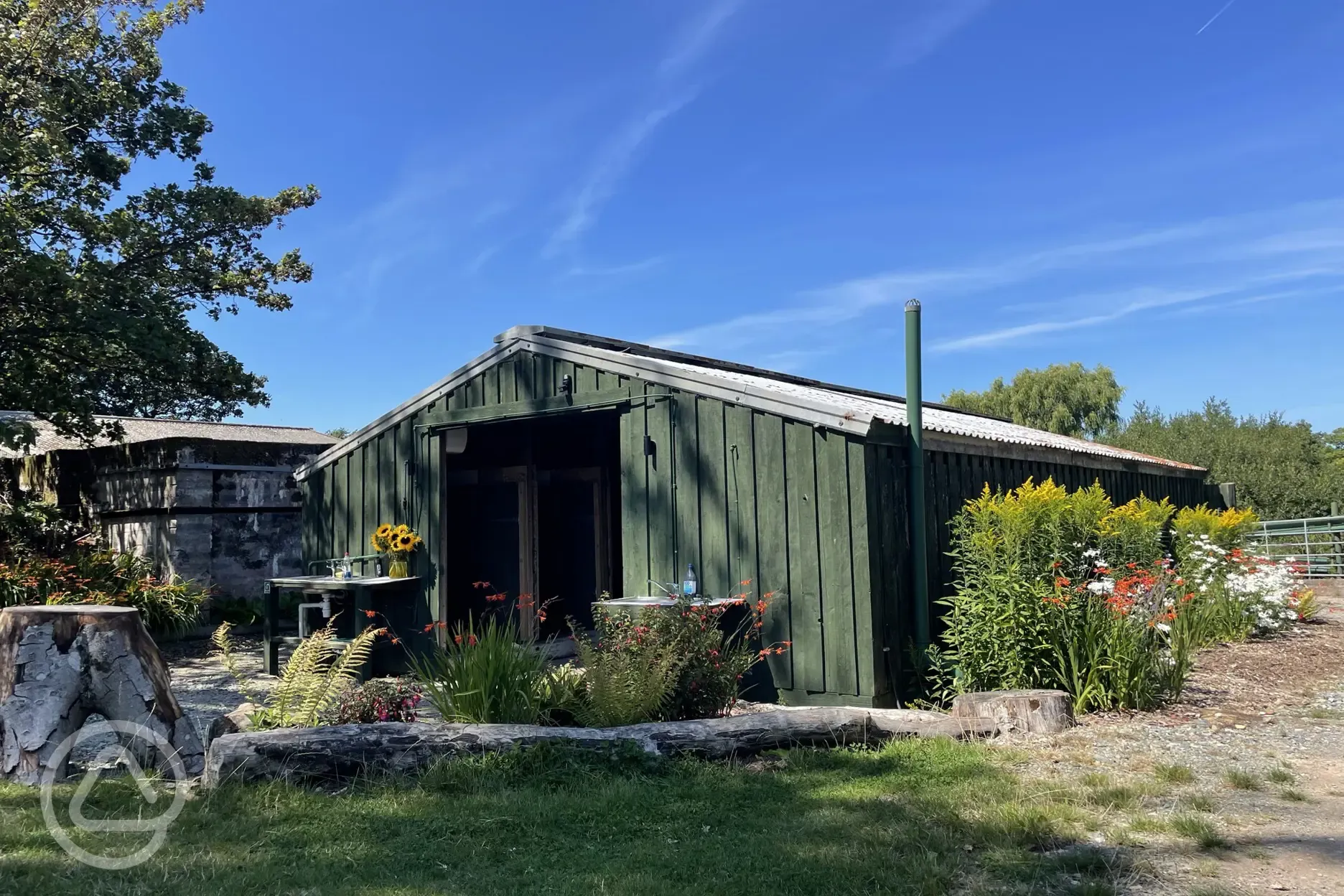 The Cowshed toilet and shower block