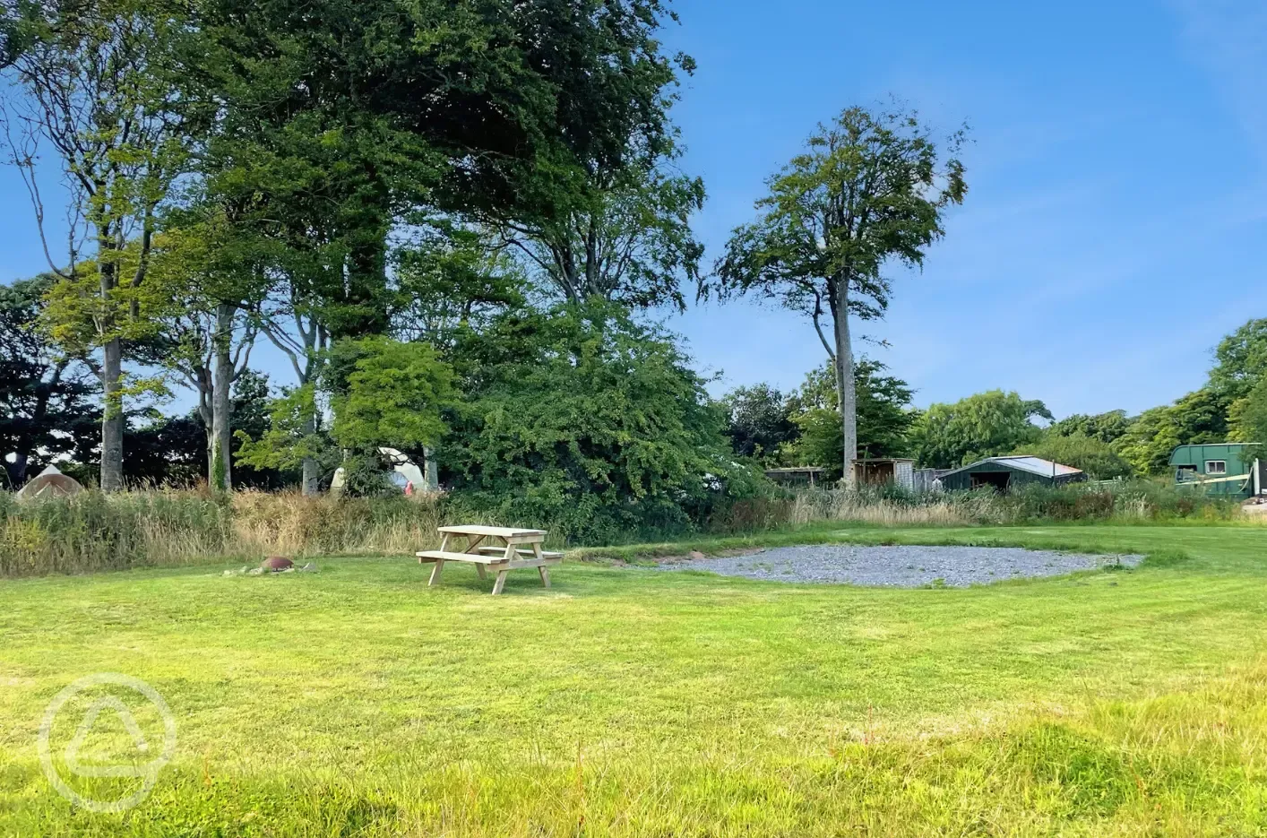 Hardstanding meadow pitches - optional electric