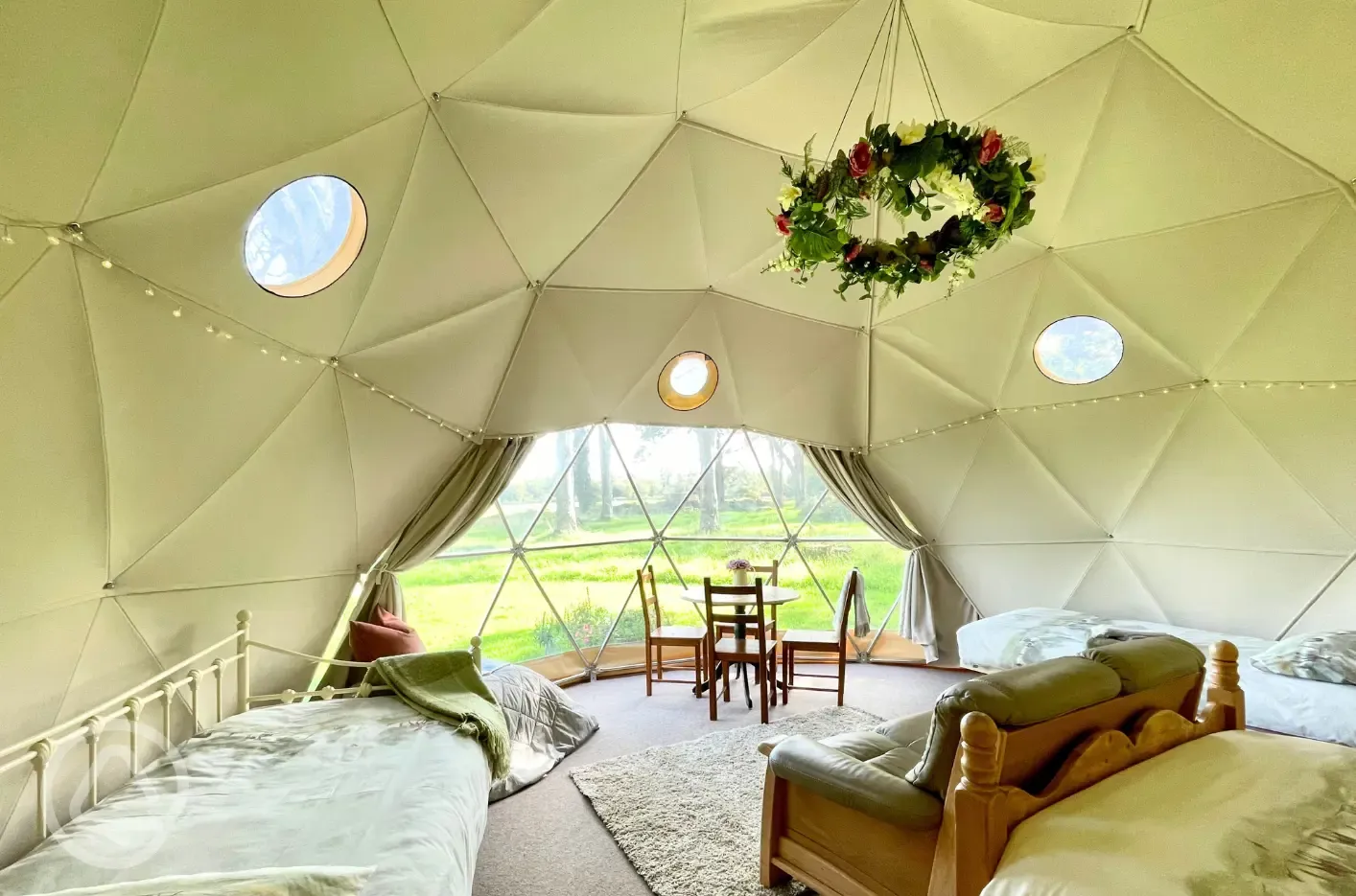 Geodome interior