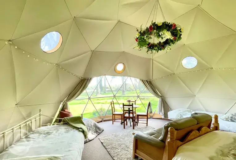 Geodome interior