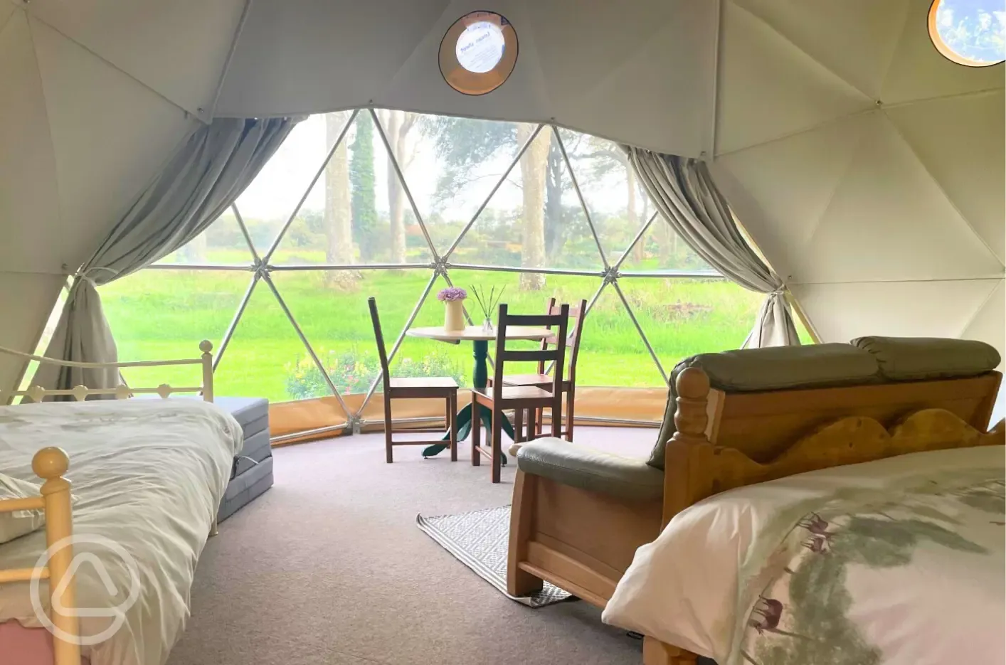 Geodome interior