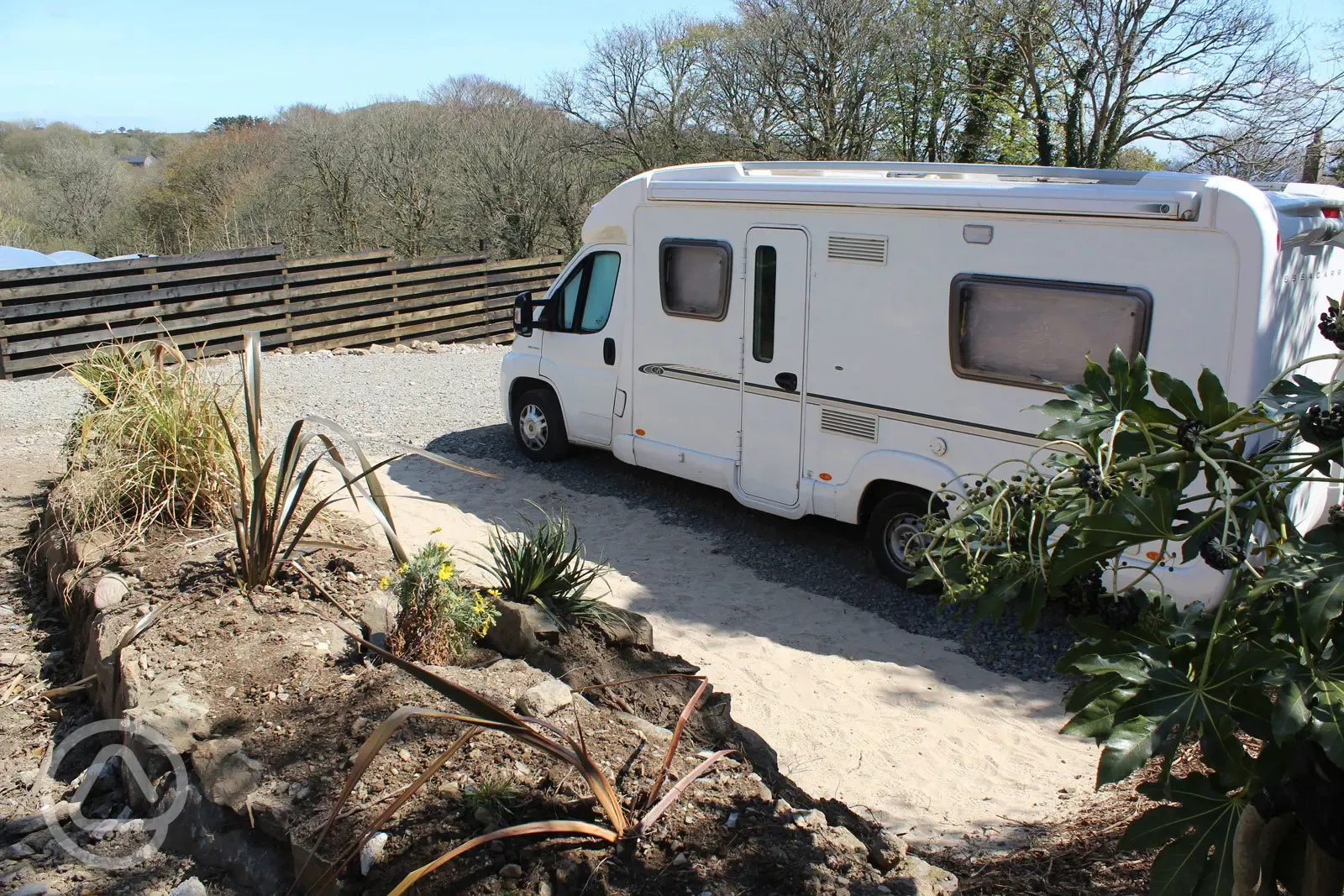 Fully serviced hardstanding pitches