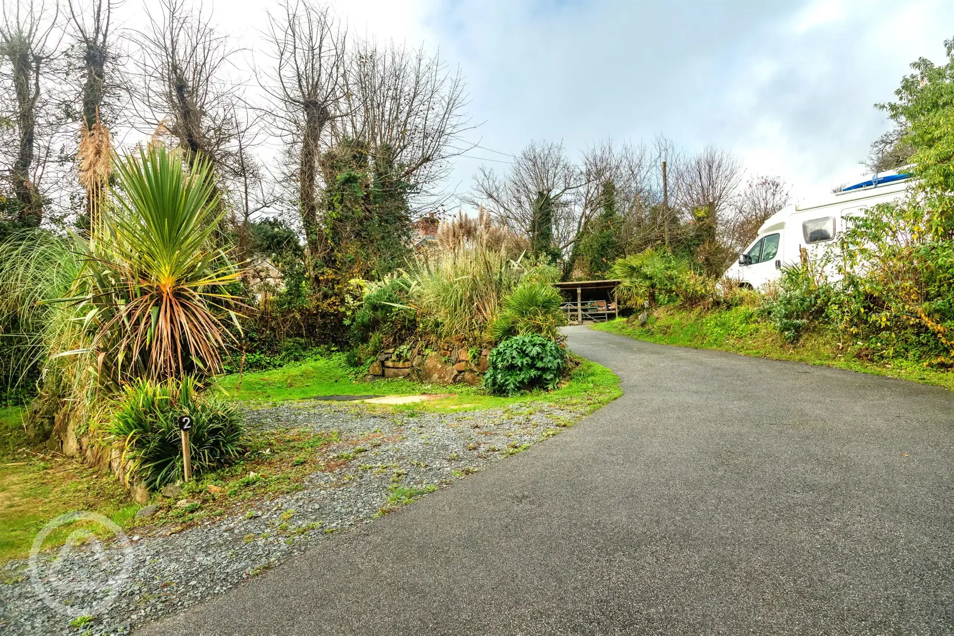 Fully serviced hardstanding pitches