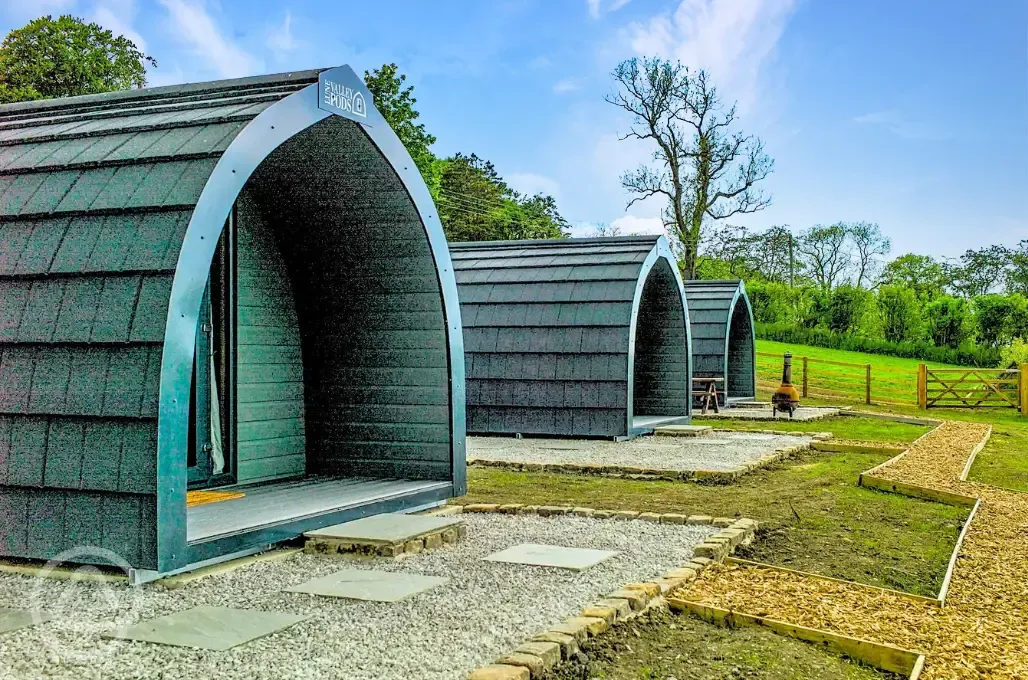 Glamping pods