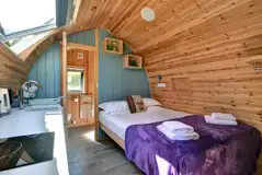 Glamping pod interior