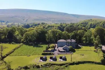 Aerial of site