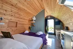 Glamping pod bed Glamping pod bed