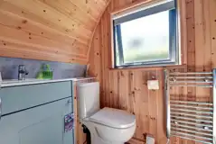 Glamping pod bathroom Glamping pod bathroom