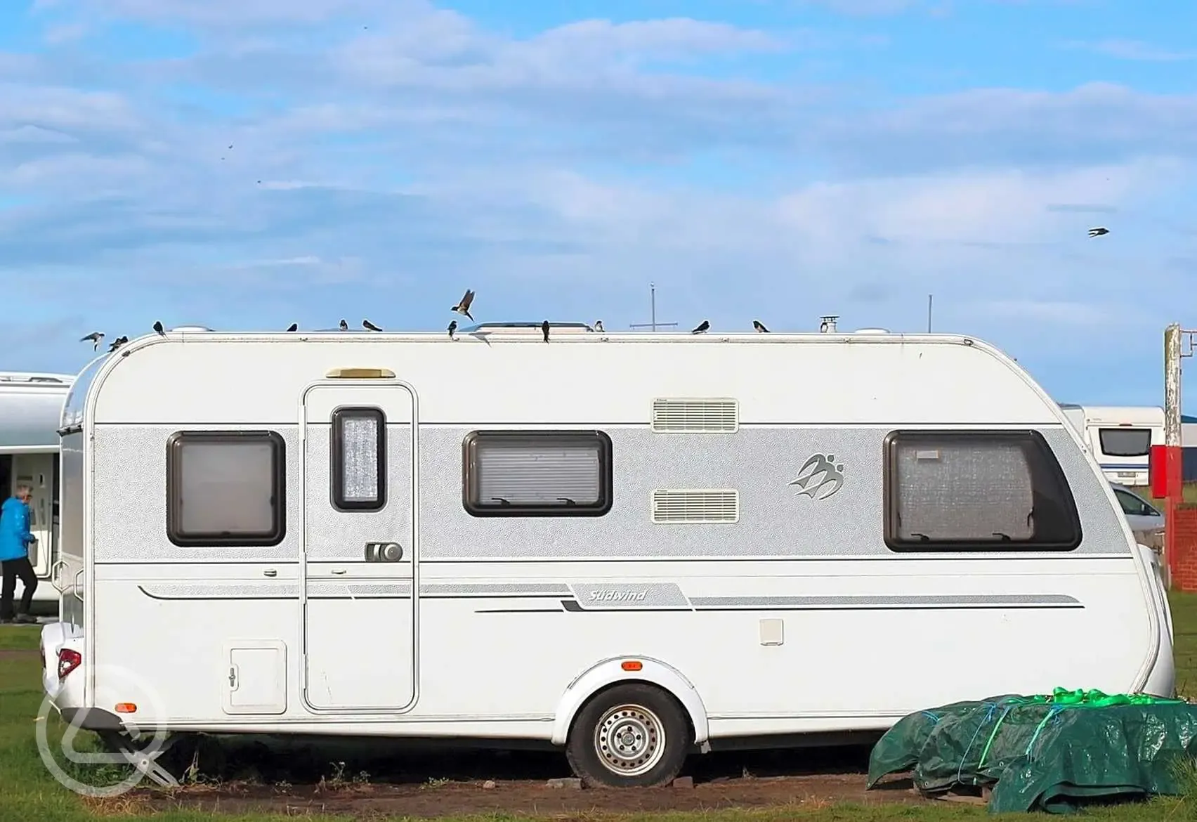 Caravan pitches