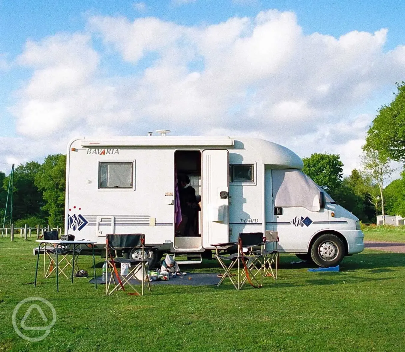 Campervan on site