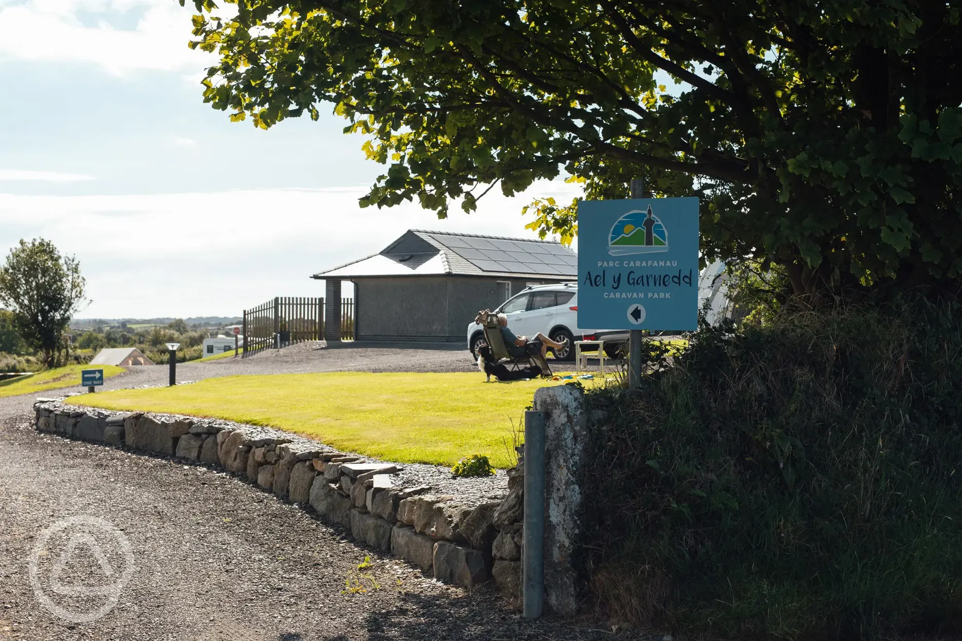 Entrance to the site