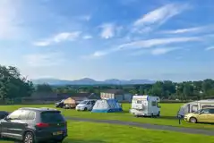Electric grass pitches for tents and tourers Electric grass pitches for tents and tourers