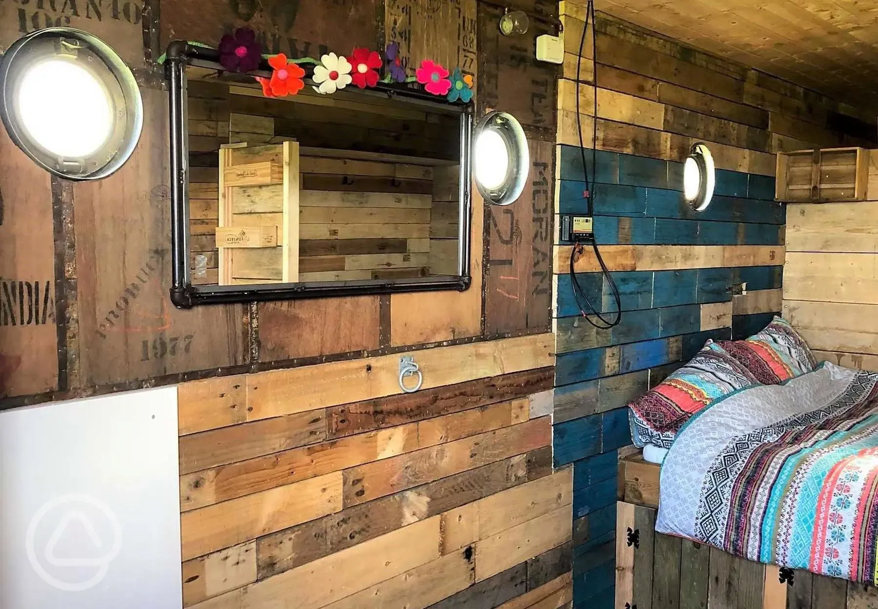 Horsebox interior