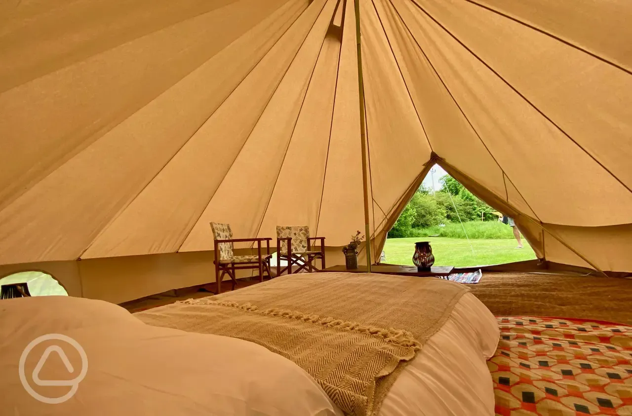 Bell tent interior