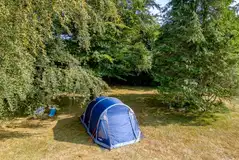 Non electric grass pitches for tents and tourers (10m x 10m)