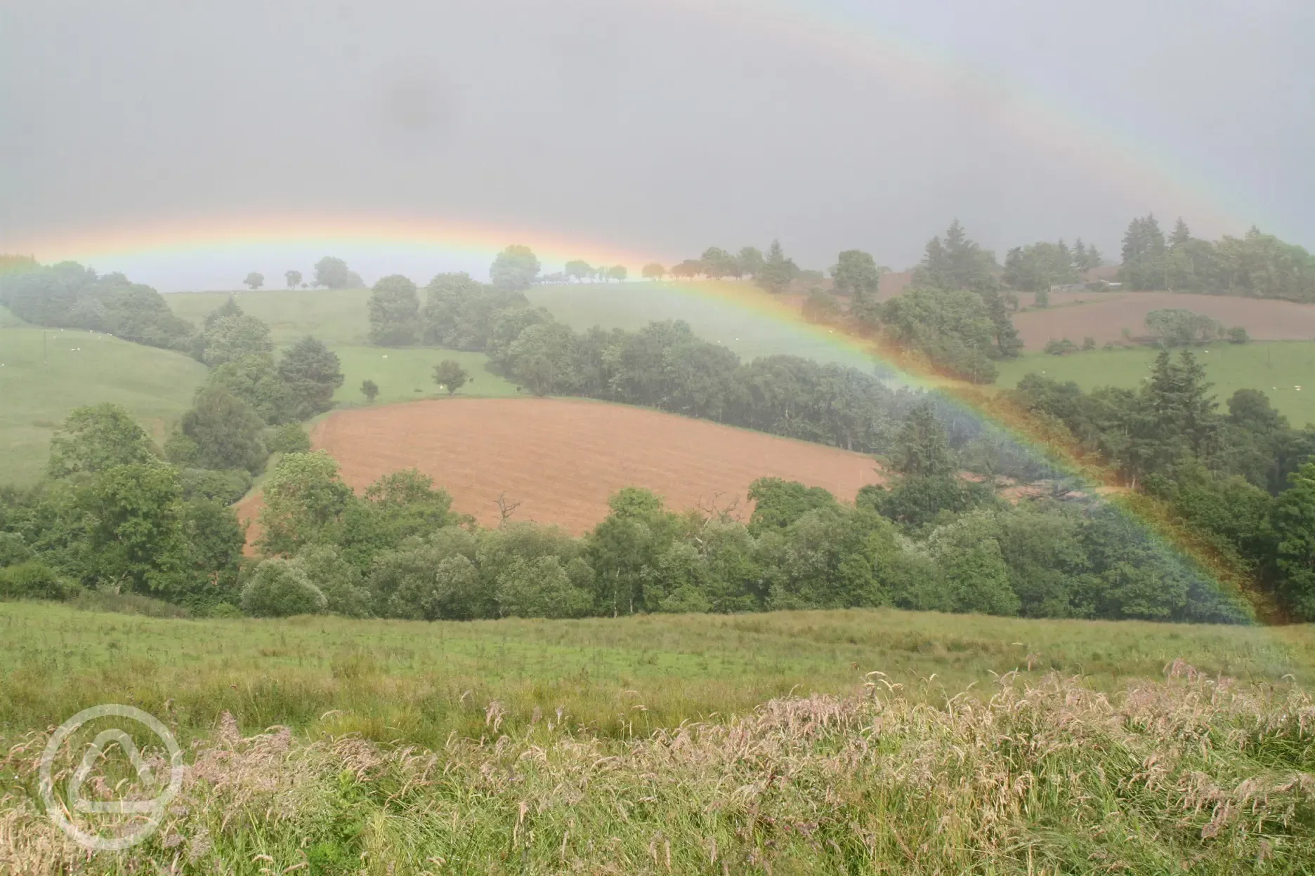 Rainbow over the shepherds' huts